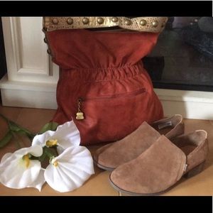 Kathy Van Zeeland Purse with Toms Shoes